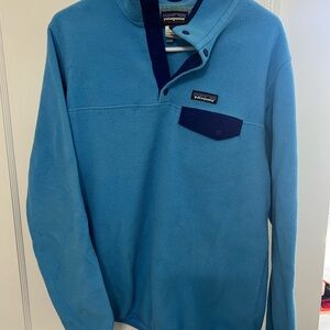 Patagonia Synchilla Light Blue Snap-T Pullover